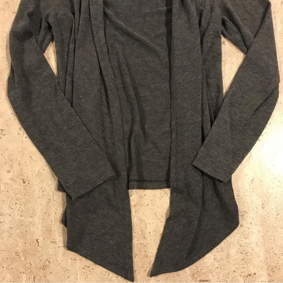 Ambiance Gray Sweater Cardigan Size Medium - Picture 4 of 5